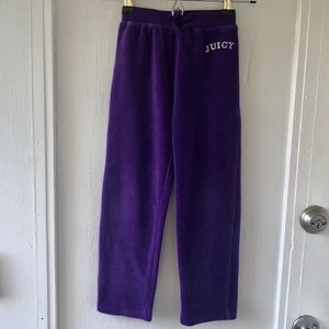 Juicy Couture Girls Velour Pants